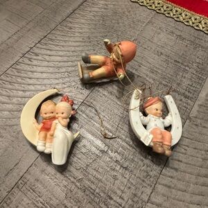 Bundle of 3 Memories of Yesterday Ornaments. No boxes.